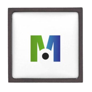 abstract letter M Premium Gift Box