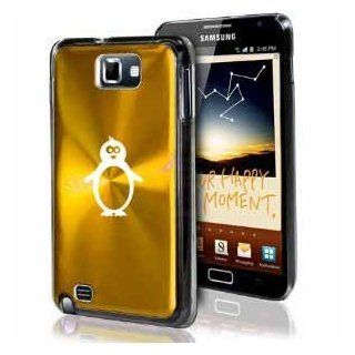 Samsung Galaxy Note i9220 i717 N7000 Gold F145 Aluminum Plated Hard Case Penguin Cell Phones & Accessories
