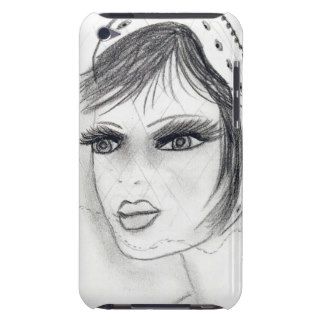 Veiled Flapper Girl Barely There iPod Covers