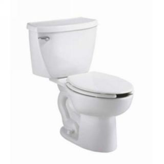 American Standard Cadet 2 Piece 1.6 GPF Right Height Pressure Assisted Elongated Toilet in White 2467.016.020