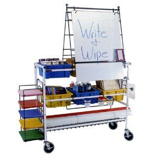 Large Teacher Without a Room Cart Includes Easel Package  Maintenance Carts 