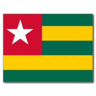 Flag of Togo Post Card