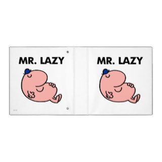 Mr Lazy Classic Vinyl Binders