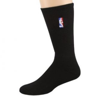 NBA Logoman Crew Sock   Black Sports & Outdoors