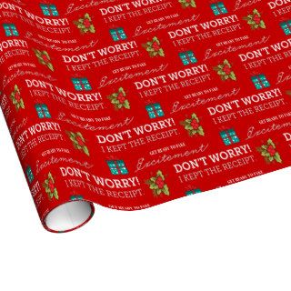 Funny Christmas Wrapper Gift Wrap Paper
