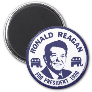 RONALD REAGAN FOR PRESIDENT 1980 REFRIGERATOR MAGNET