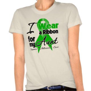 I Wear a Green Ribbon For My Aunt T Shirts