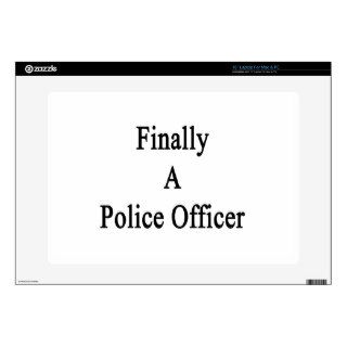 Finally A Police Officer Laptop Skin