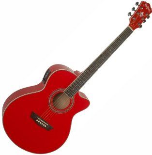 New Washburn Festival Series Ea12r Mini Jumbo Acoustic Electric Guitar Musical Instruments