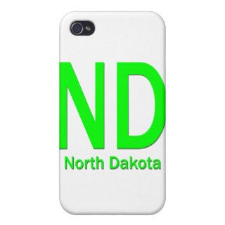 ND North Dakota plain green iPhone 4/4S Covers