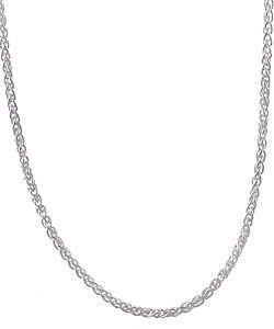 Sterling Essentials Sterling Silver 24 inch Italian Wheat Chain (1.5mm) Sterling Essentials Sterling Silver Necklaces