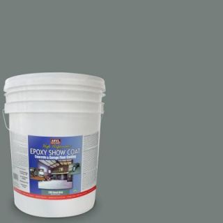 ANViL 5 gal. Deck Grey Epoxy Show Coat Interior/Exterior Concrete and Garage Floor Coating 209666