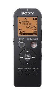 Sony ICD UX523 4GB Digital Flash Voice Recorder, Black (case of 5) Electronics