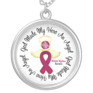 Multiple Myeloma God Made My Hero An Angel Necklace