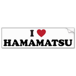 I Heart Hamamatsu Japan Bumper Stickers