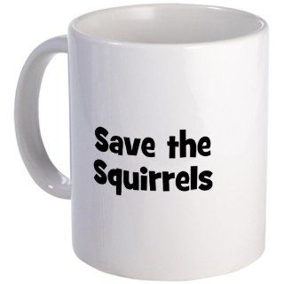  Save the Squirrels Mug   Standard Kitchen & Dining