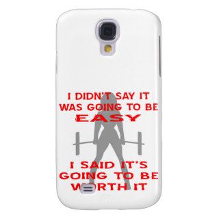 Fem Bodybuilder Didn't Say It Was Going To Be Easy Samsung Galaxy S4 Covers