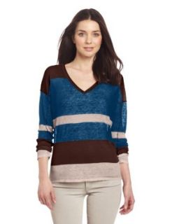 525 America Women's Slub Stripe Sweater Pullover Sweaters