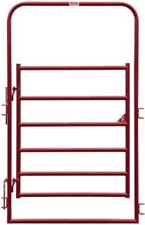 Behlen Country 44120181 4 Feet by 7 Feet Red Arch Gate for Medium Duty Corral Panels  Livestock Equipment  Patio, Lawn & Garden