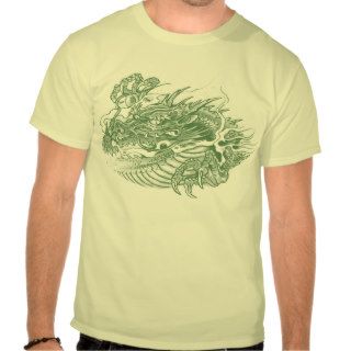 Oriental dragon t shirts