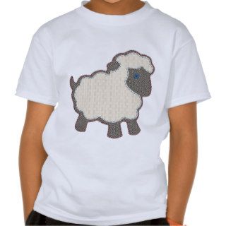 Little Boy Lamb Applique T Shirt