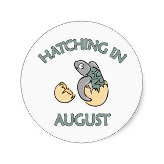 August Due Date Maternity Gifts Stickers