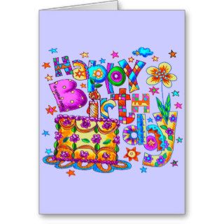 Happy Birthday Cake Cards