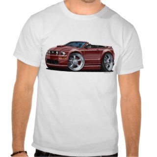 2005 09 Mustang Maroon Convertible Tshirt
