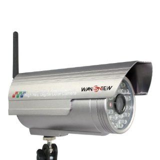 Wansview NCB 543W Outdoor Wireless/Wired IP Camera with 25 Meter Night Vision and 4 mm Lens Computers & Accessories