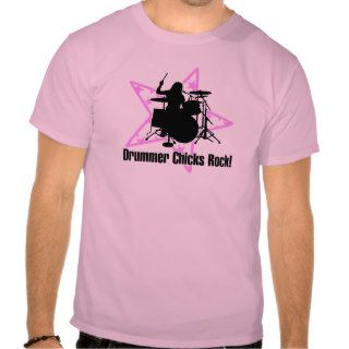 Drummer Chicks Rock T Shirt