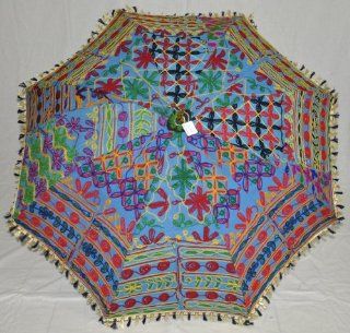 Embroidered Traditional Umbrella Handmade Ethnic Designer Umbrella Kitchen & Dining