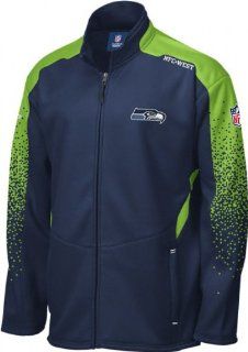 Seattle Seahawks Summit 2009 Sideline Drift Full Zip Fleece Jacket   4X Large  Outerwear Jackets  Sports & Outdoors