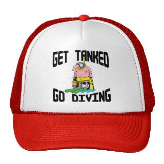 Very Funny SCUBA Diving Trucker Hats
