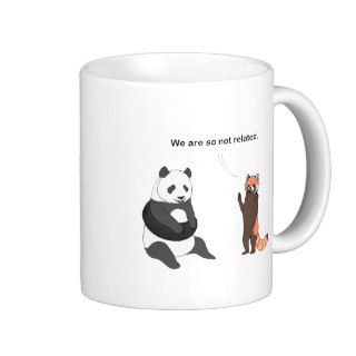 Pandas So Not Related Mug