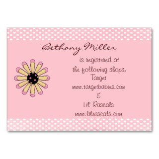 Simply Daisey Gift Registry Card Business Card Templates