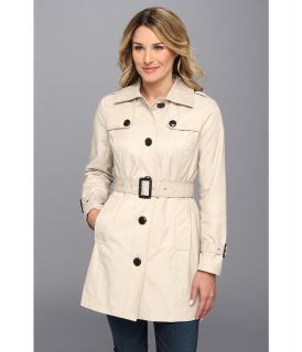 MICHAEL Michael Kors Single Breasted Trench M721022D Womens Coat (Beige)