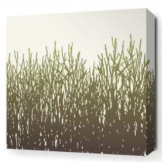 Inhabit Madera Field Grass Stretched Graphic Art on Canvas in Moss FGMO Size