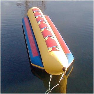Aqua Sports Technology 6 Passenger Heavy Commercial Banana Sled (PVC 6 INLINE)