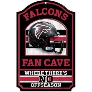 Wincraft Atlanta Falcons Fan Cave 11x17 Wooden Sign (05283010)