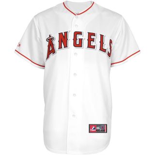 Majestic Athletic Los Angeles Angels Blank Replica Home Jersey   Size Large,