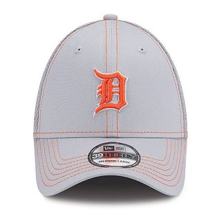 NEW ERA Mens Detroit Tigers Gray Neo 39THIRTY Stretch Fit Cap   Size L/xl,