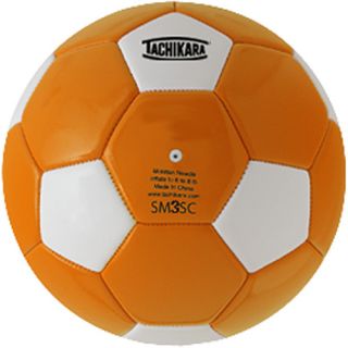 Tachikara SM3SC Recreational Soccer Ball   Size 4, Gold/white (SM4SC.GDW)