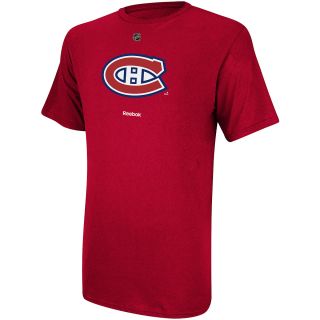 REEBOK Mens Montreal Canadiens Primary Logo Short Sleeve T Shirt   Size