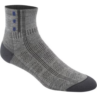 WIGWAM Adult Rebel Fusion Trekker Quarter Socks   Size Large, Grey