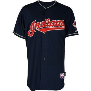 Majestic Athletic Cleveland Indians Blank Authentic Alternate Cool Base Navy