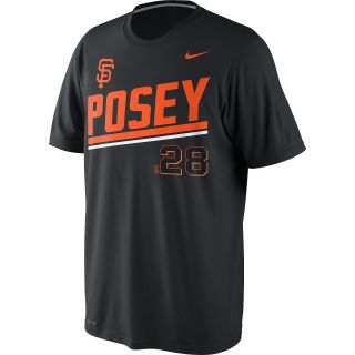 NIKE Mens San Francisco Giants Buster Posey 2014 Dri FIT Legend Player Name