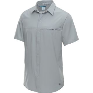 COLUMBIA Mens Freeze Degree Short Sleeve Shirt   Size Small, Soft Metal