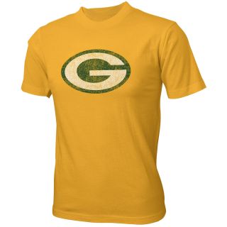 NFL Team Apparel Youth Green Bay Packers Distressed Team Logo Short Sleeve T 