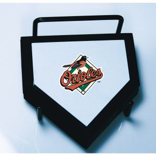 Schutt Baltimore Orioles Home Plate Coaster 4 Piece Set Features Team Logo on