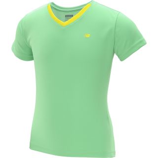 NEW BALANCE Girls Aerial Short Sleeve T Shirt   Size Xl, Green